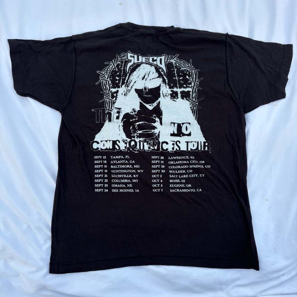 Sueco No Consequences Tour Shirt L Attempted Lover Streetwear Inside Out Style